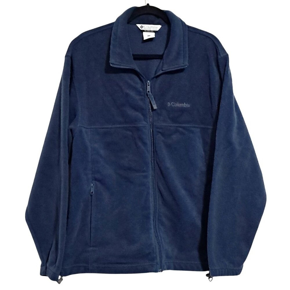 Columbia Fleece Jacket Mens Size L ‎ Blue Full Zip